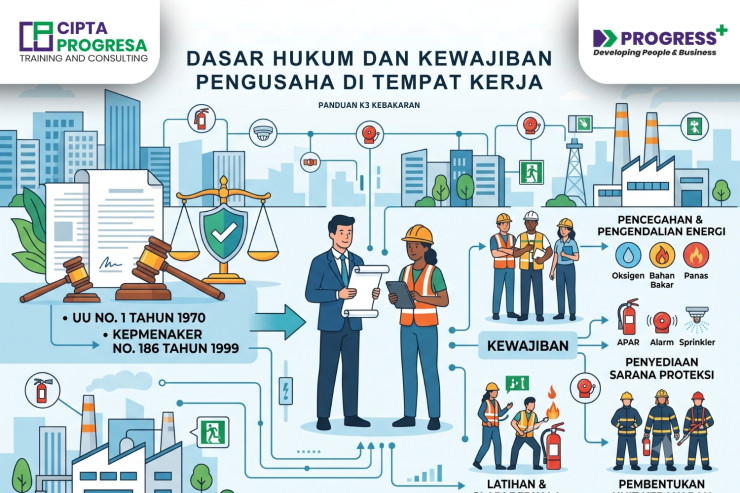 Dasar Hukum K3 Kebakaran: 5 Regulasi & 7 Kewajiban Wajib Pengusaha