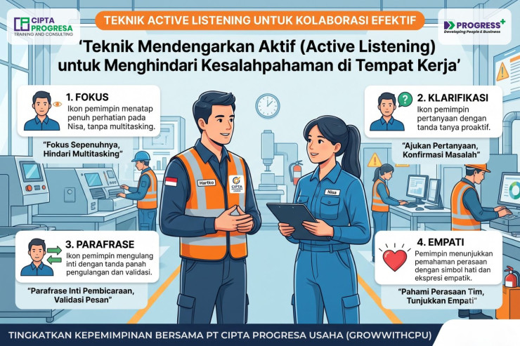 Teknik Active Listening: 4 Kunci Komunikasi Efektif bagi Pemimpin